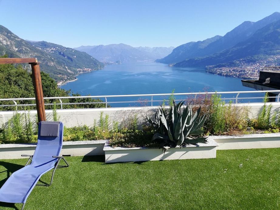 Attico With Big Terrace In Residence With Pool Valbrona Buitenkant foto