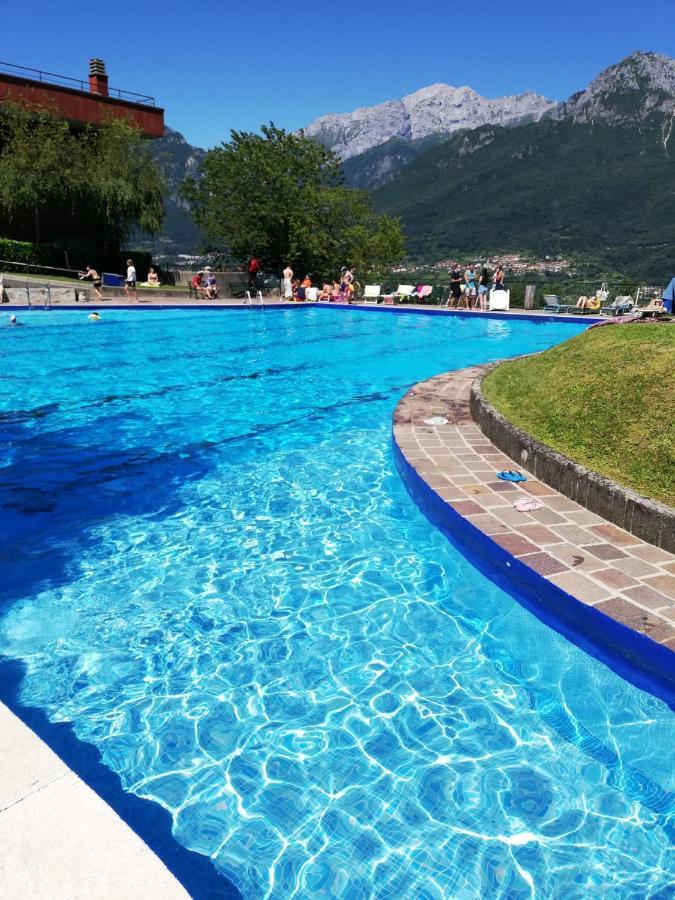 Attico With Big Terrace In Residence With Pool Valbrona Buitenkant foto